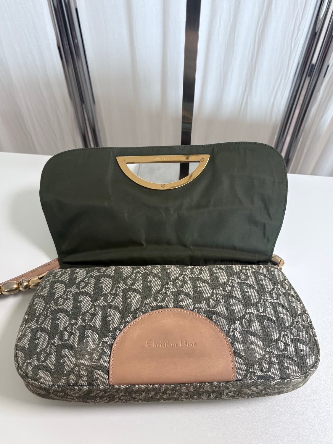 디올 오블리크 카키 마리스 숄더백 상품이미지7