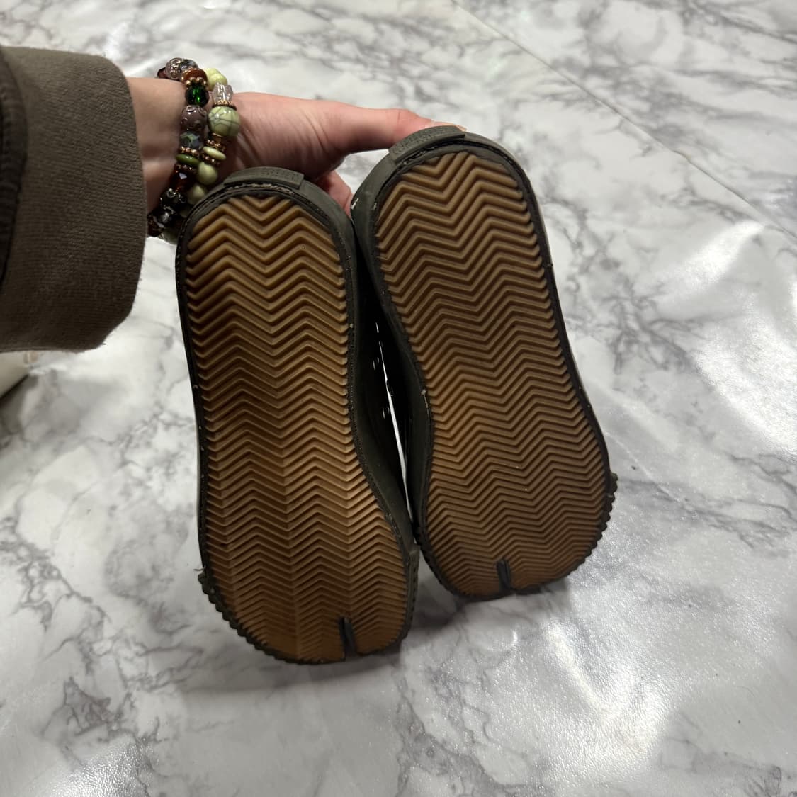 22 s/s 메종 마르지엘라 컨버스 타비 카키 그린 39 상품이미지4