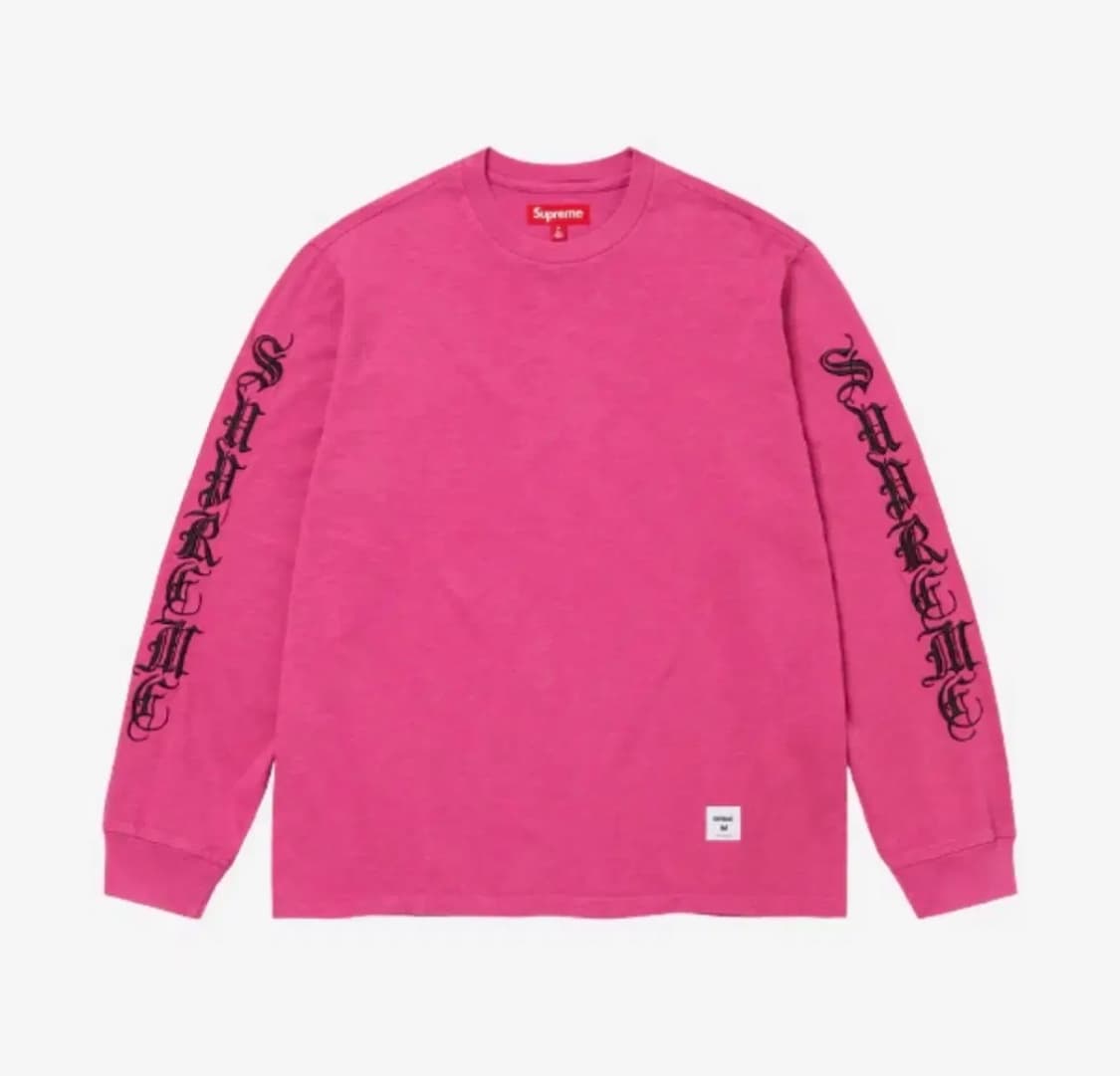 슈프림 올드 잉글리시 롱슬리브 탑 상품이미지1