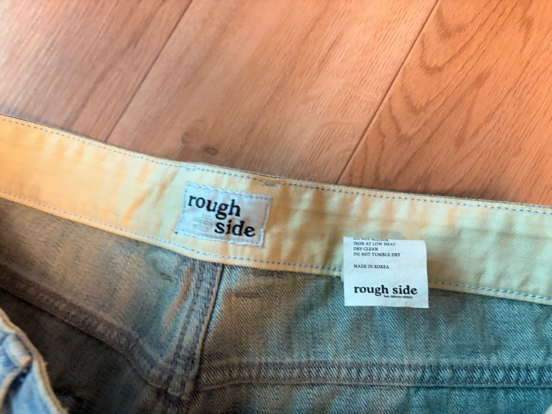 (2)러프사이드 드레이프 데님 블리치 상품이미지3