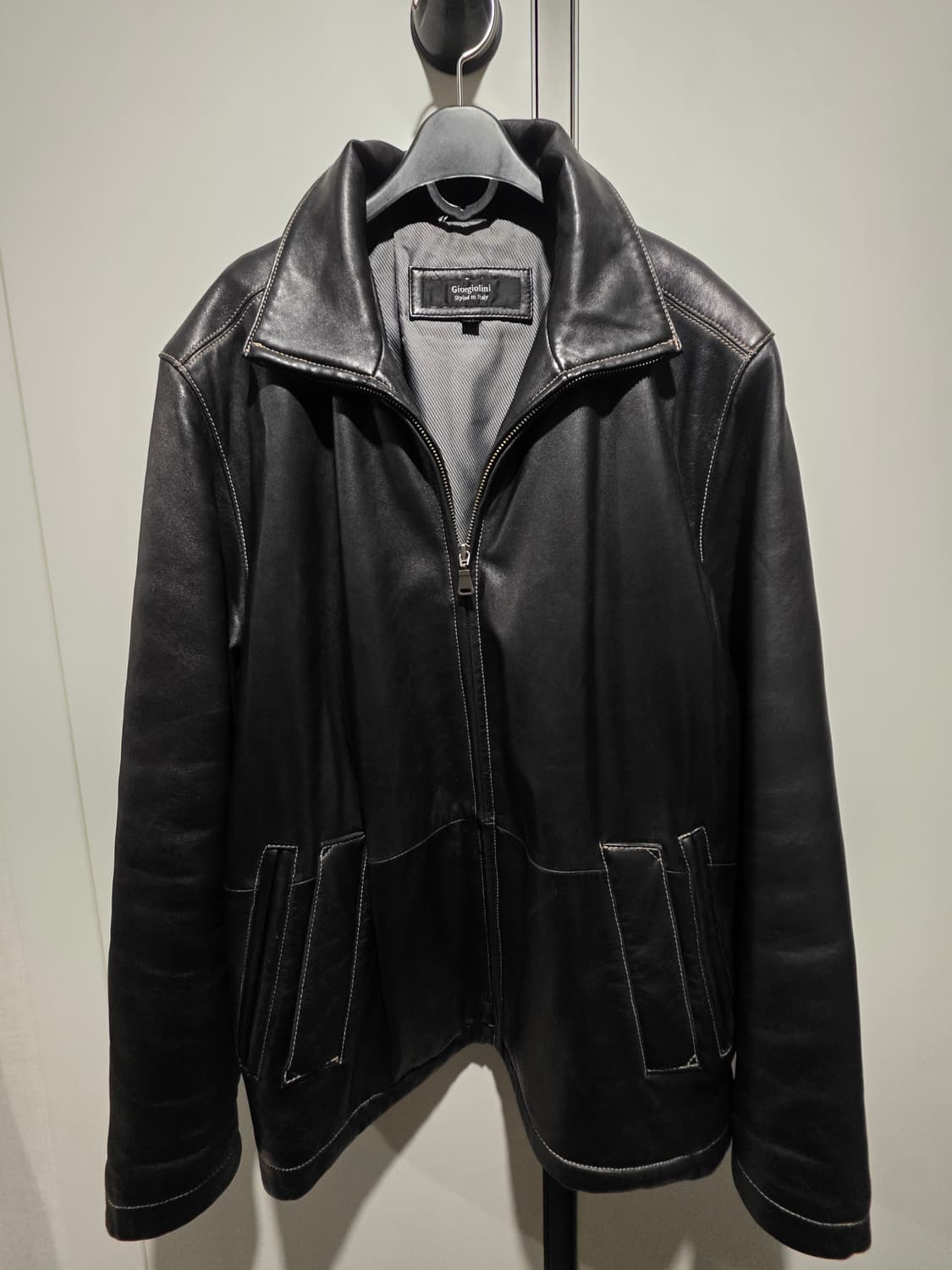 Giorgiolini 남성 가죽 자켓 L100 상품이미지2