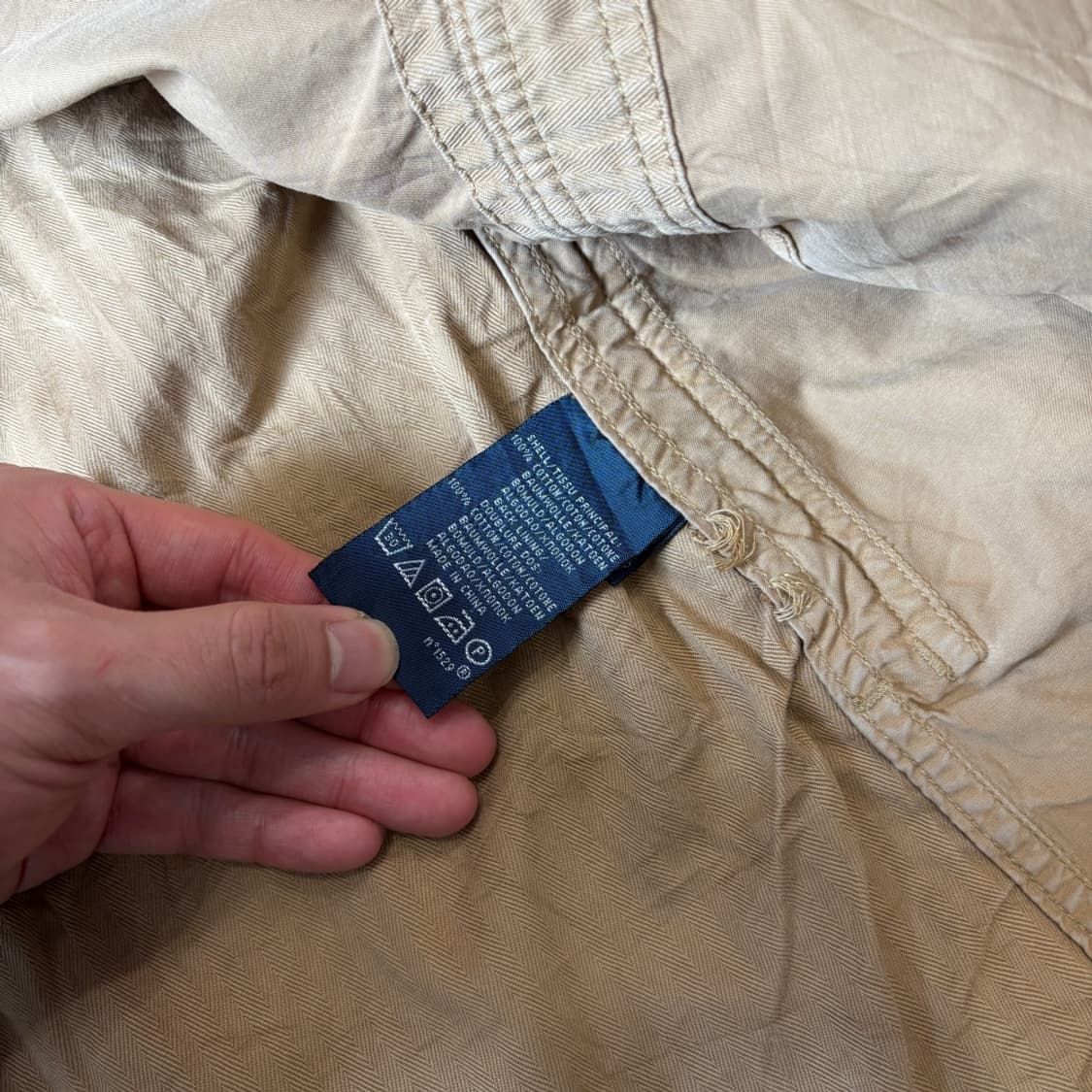 폴로 정품 모호크 베이지 코튼 헌팅 자켓 상품이미지6