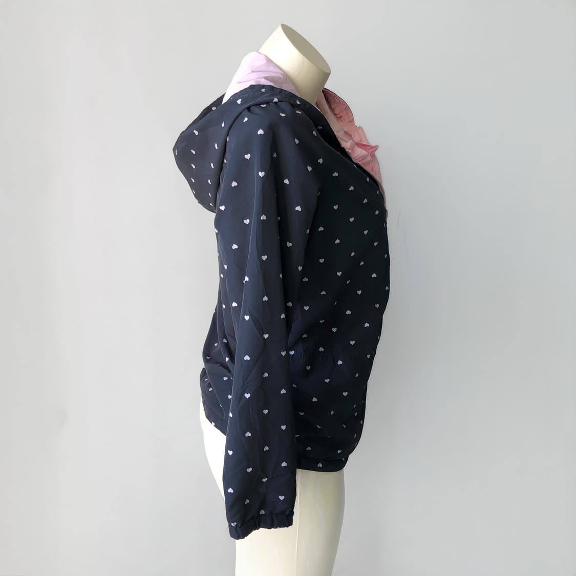 리버시블 하트 프릴 후드 집업 상품이미지8