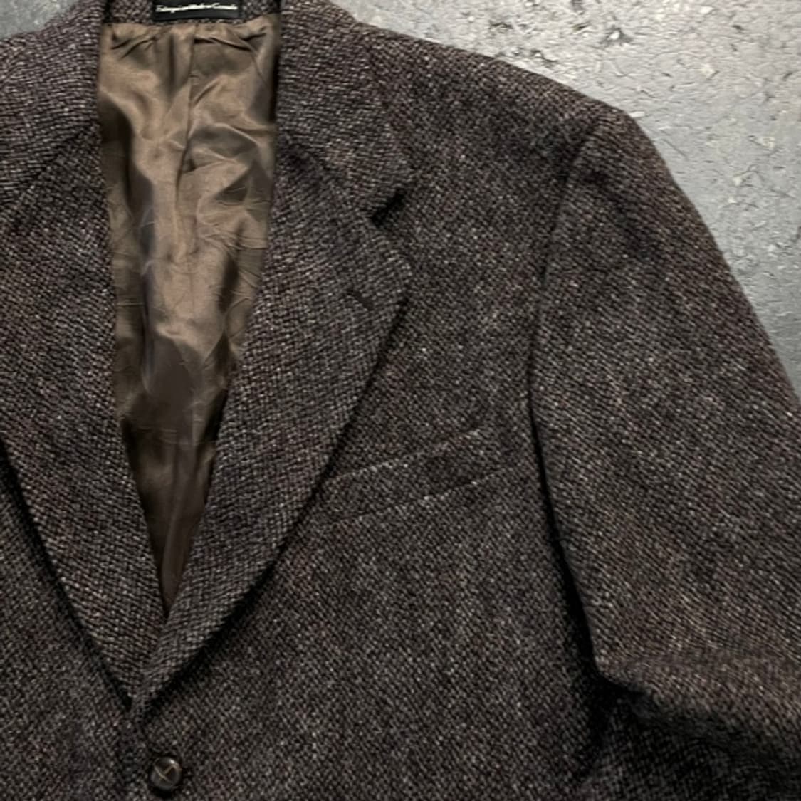 100 해리스트위드 해링본 블레이저 자켓  상품이미지2