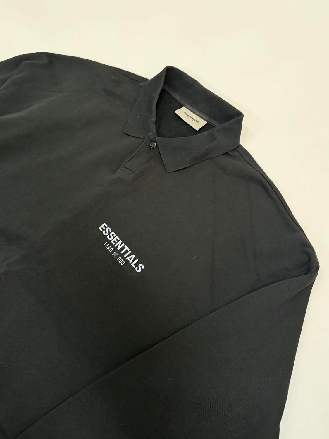 [M] 에센셜 피어오브갓 폴로 맨투맨 카라넥 스웻 셔츠 상품이미지5