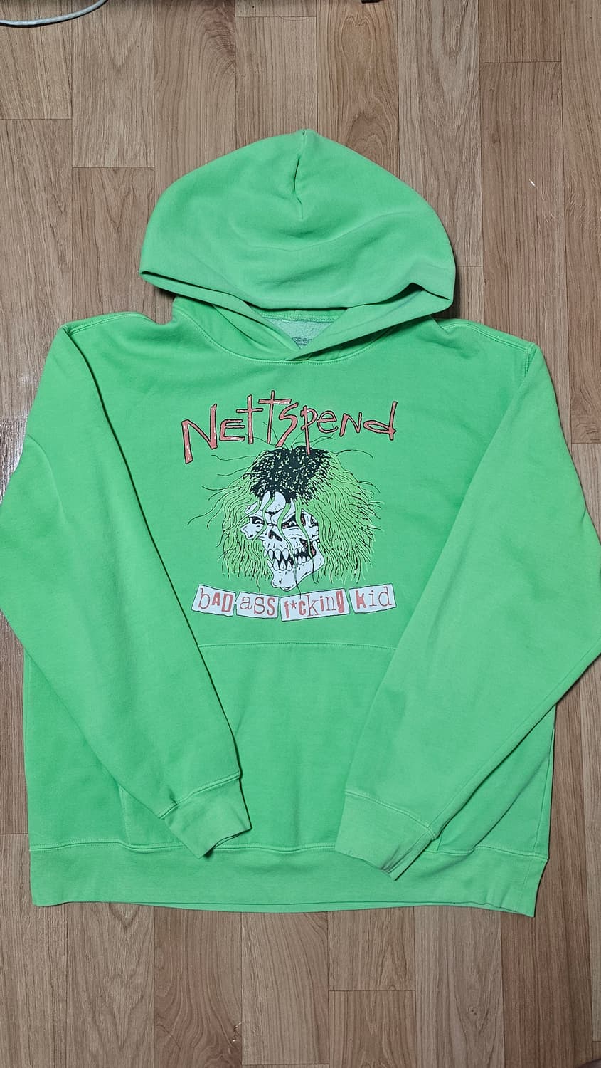 넷스펜드 bafk 투어 머천 후드 그린 상품이미지1