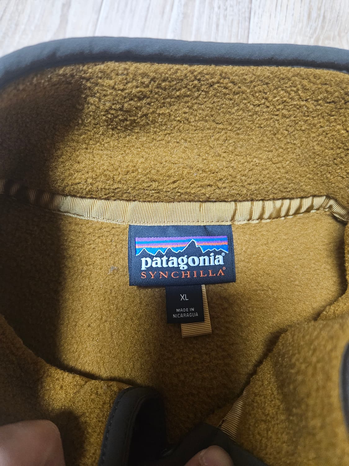 파타고니아 신칠라 브라운 그레이 민트급 플리스 후리스 아노락  상품이미지2