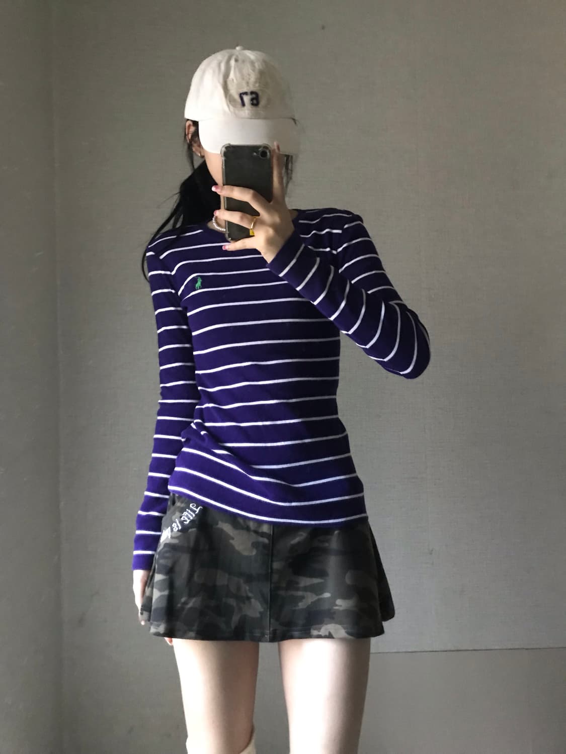 폴로 스트라이프 슬림핏 롱슬리브 상품이미지3