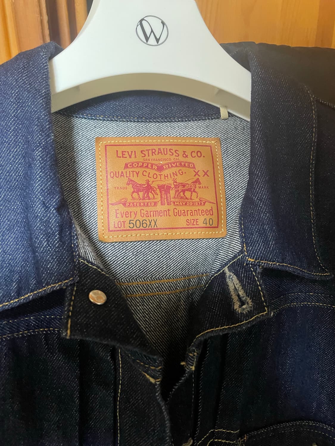 [40사이즈]리바이스 LVC TYPE1 데님자켓 상품이미지2