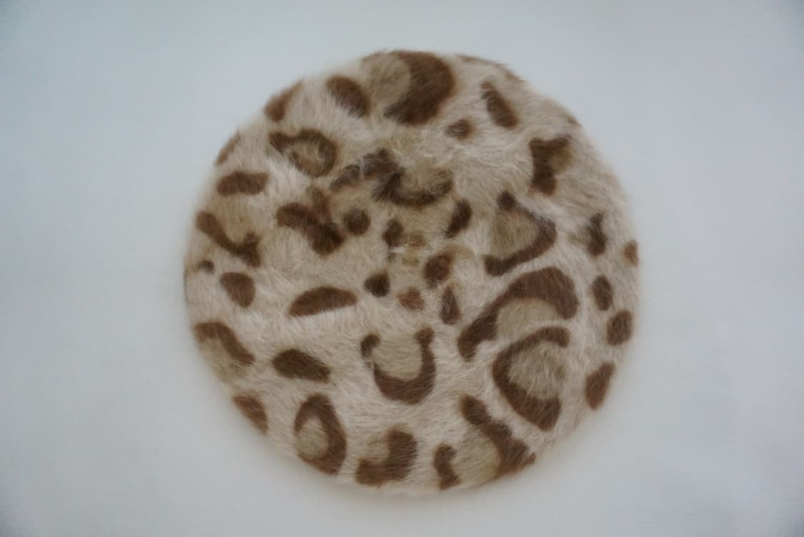 앙고라 레오파드 베레모 상품이미지3