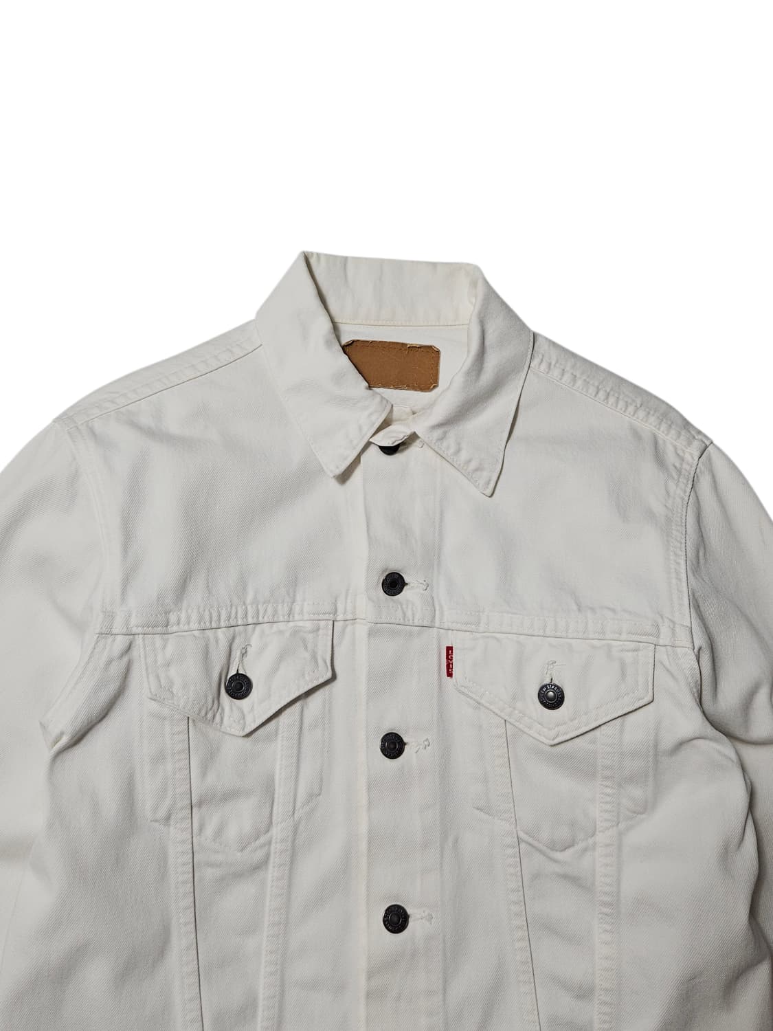 1990's 리바이스 화이트 트러커 자켓 40 L 일제 상품이미지2