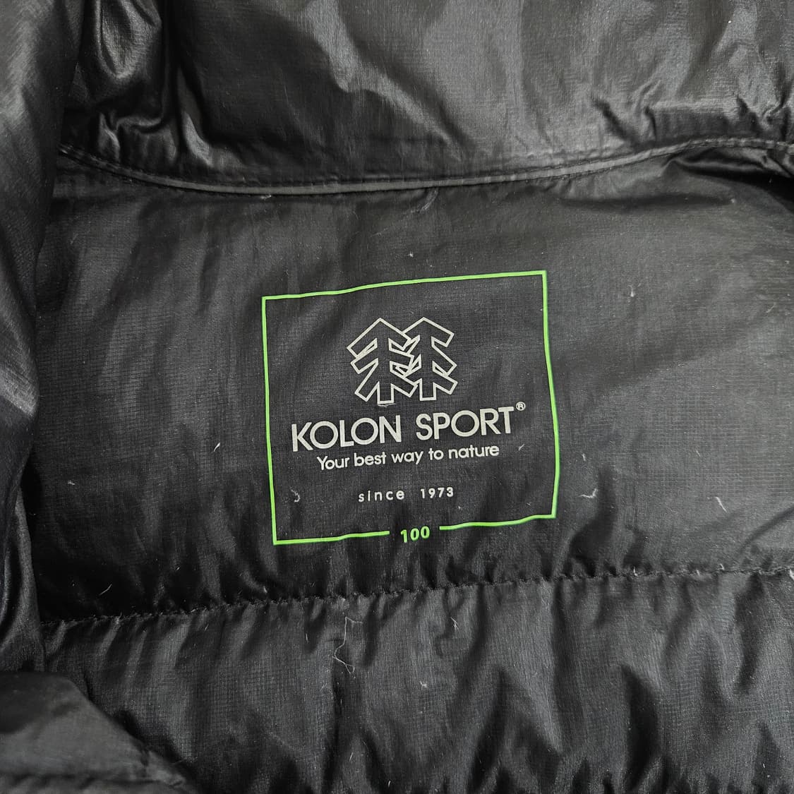 코오롱스포츠 700필 경량 다운패딩 100 상품이미지4