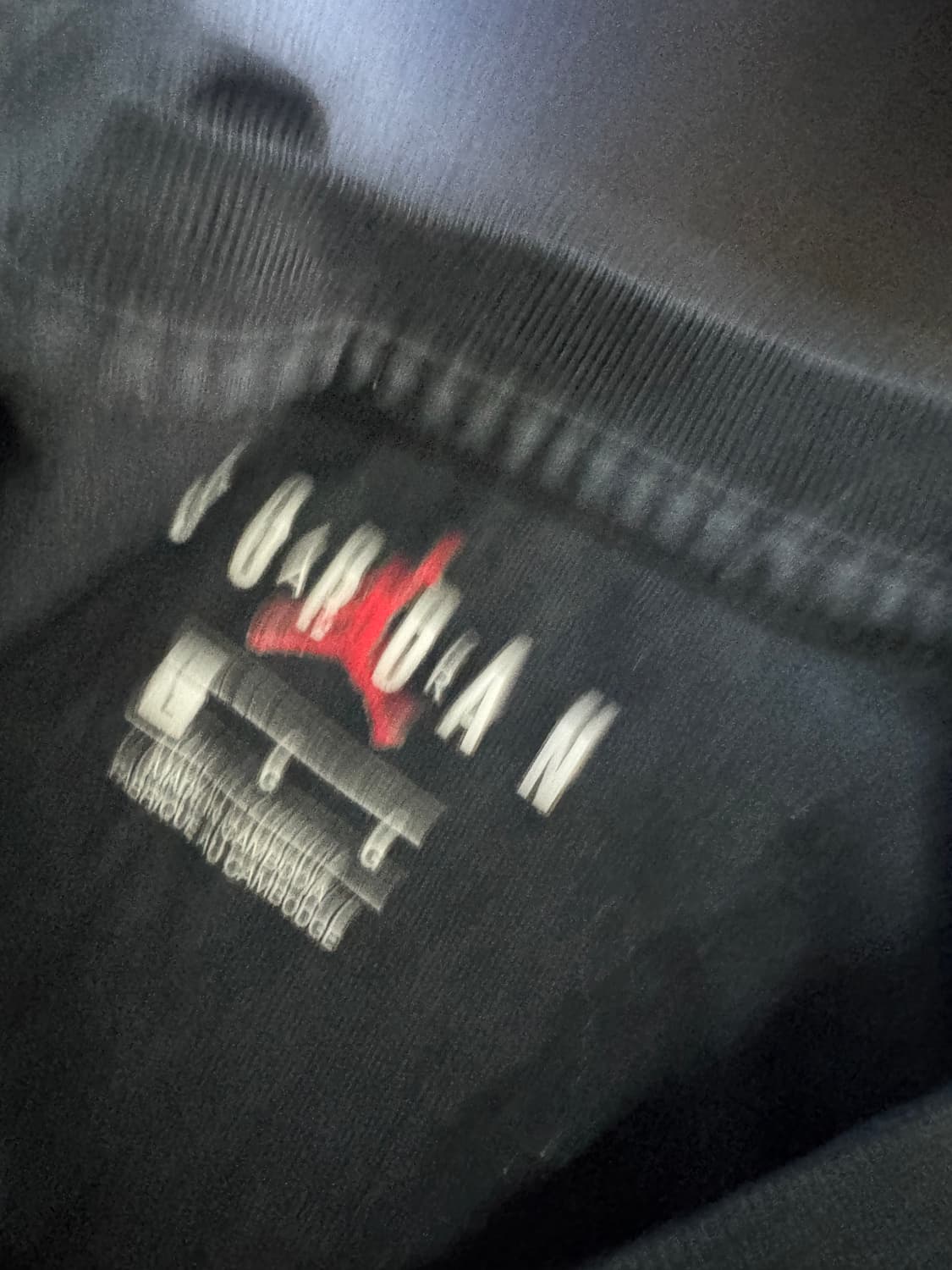 조던 스펠아웃 프린팅 나시 티셔츠 L 블랙 상품이미지3