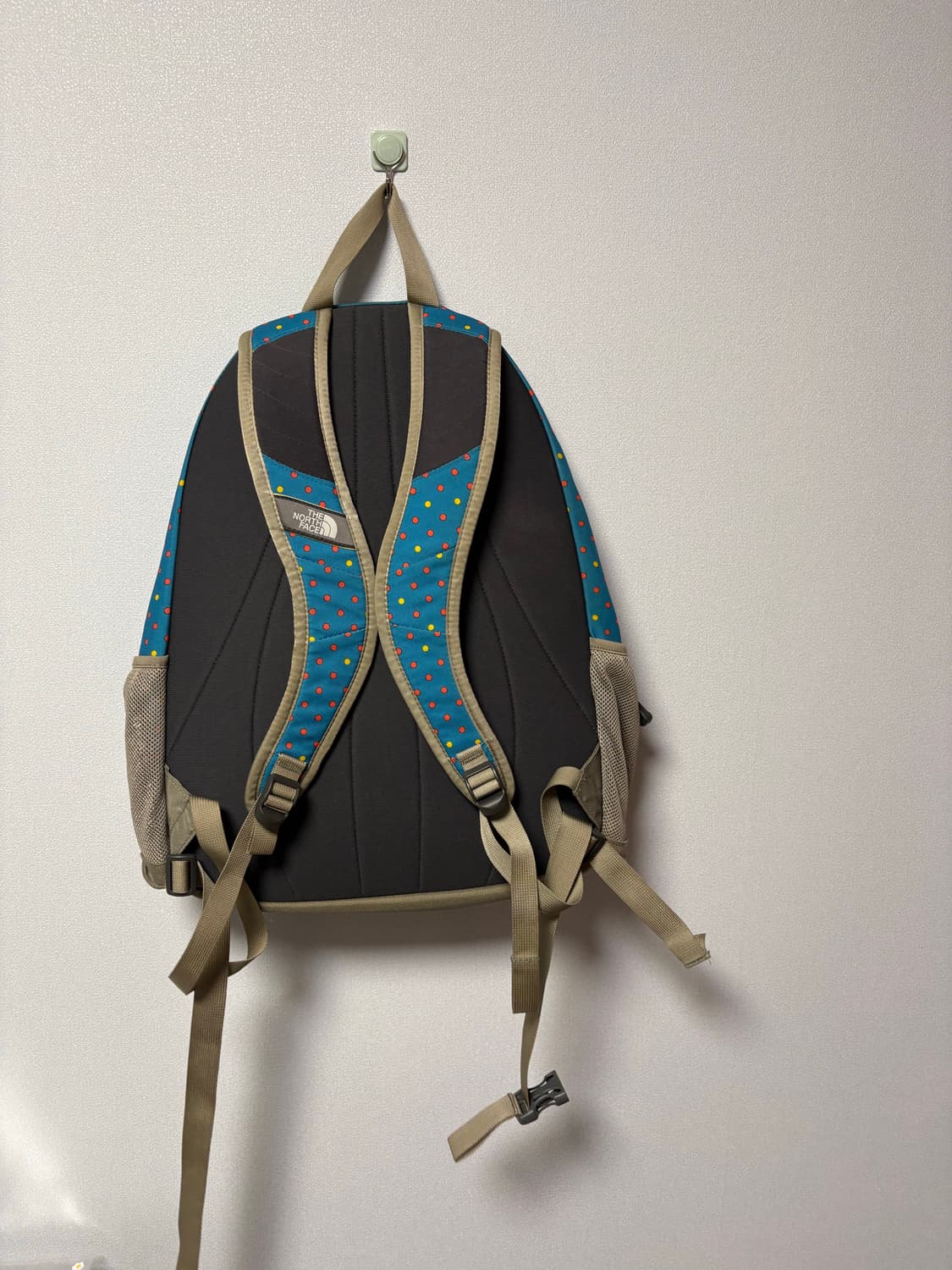 레어) 노스페이스 일본 빈티지 도트 백팩 모리걸 y2k 제스터 체크 상품이미지8