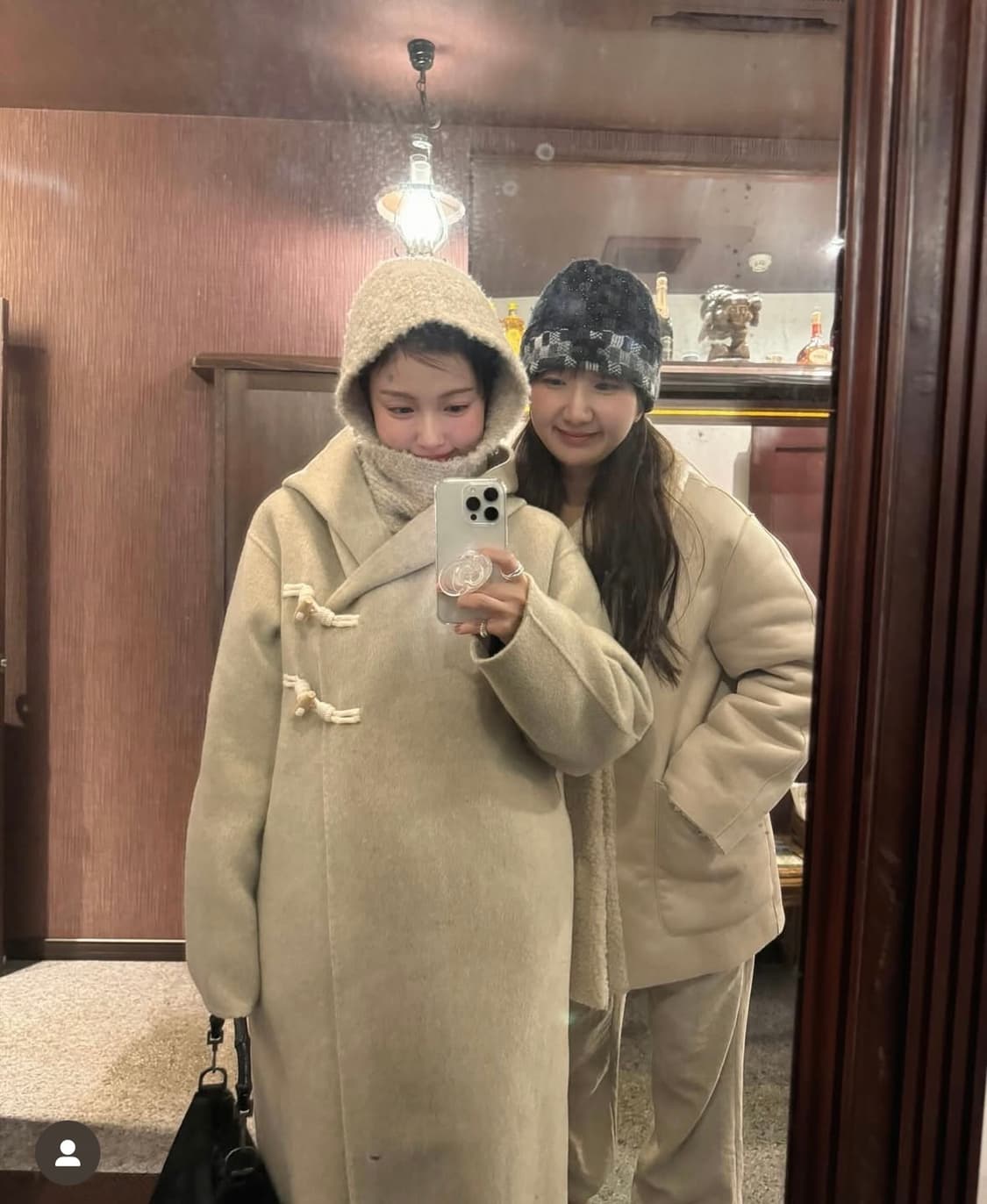 오브네어 더플코트 베이지 색상 상품이미지2