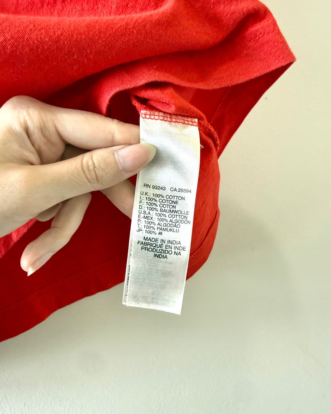 디젤 레드 팜트리 그래픽 티셔츠 상품이미지4