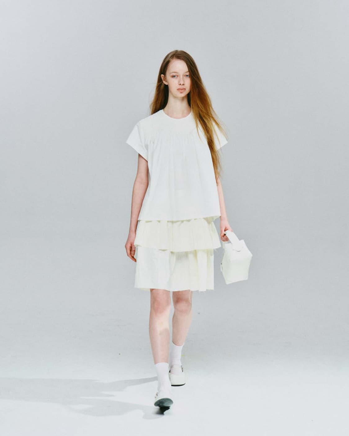 COSMOSS MONO LEATHER HAND BAG (WHITE) 상품이미지2