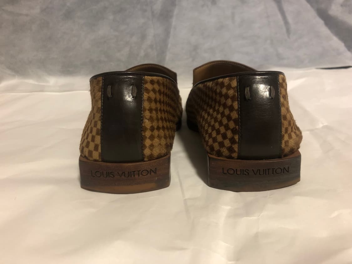 루이비통 다미에 송치가죽 로퍼 구두 상품이미지5