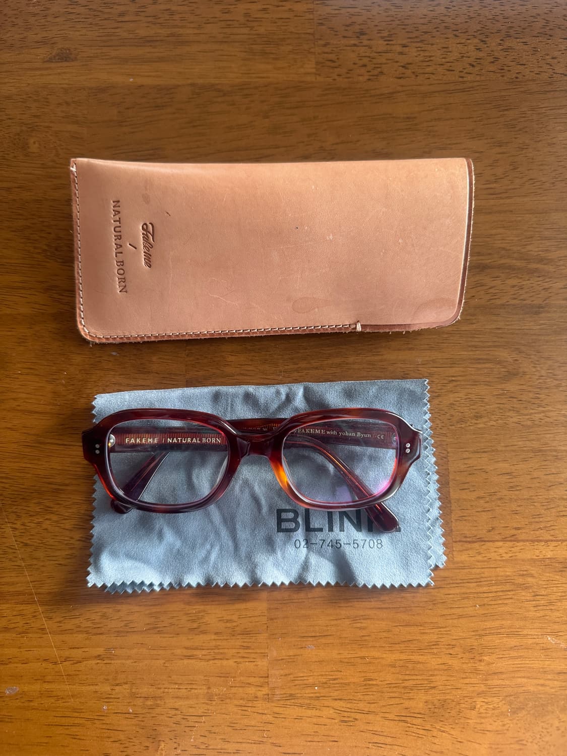 페이크미 변요환안경 내추럴 본 판매합니다  상품이미지2