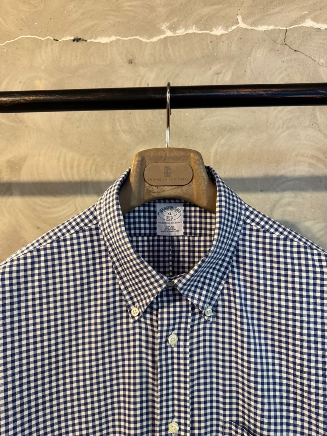 브룩스 브라더스 깅엄 버튼다운 셔츠 105 상품이미지3