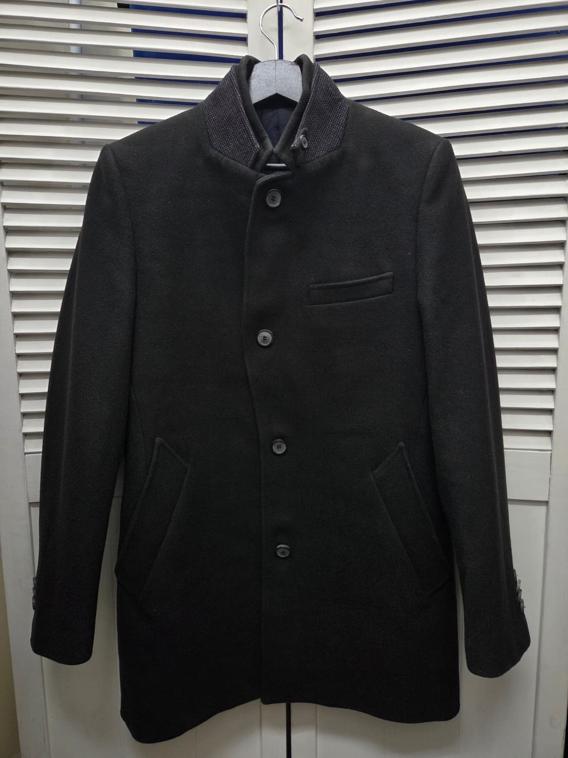 앤드지 지오지아 차이나카라 울 코트 상품이미지1