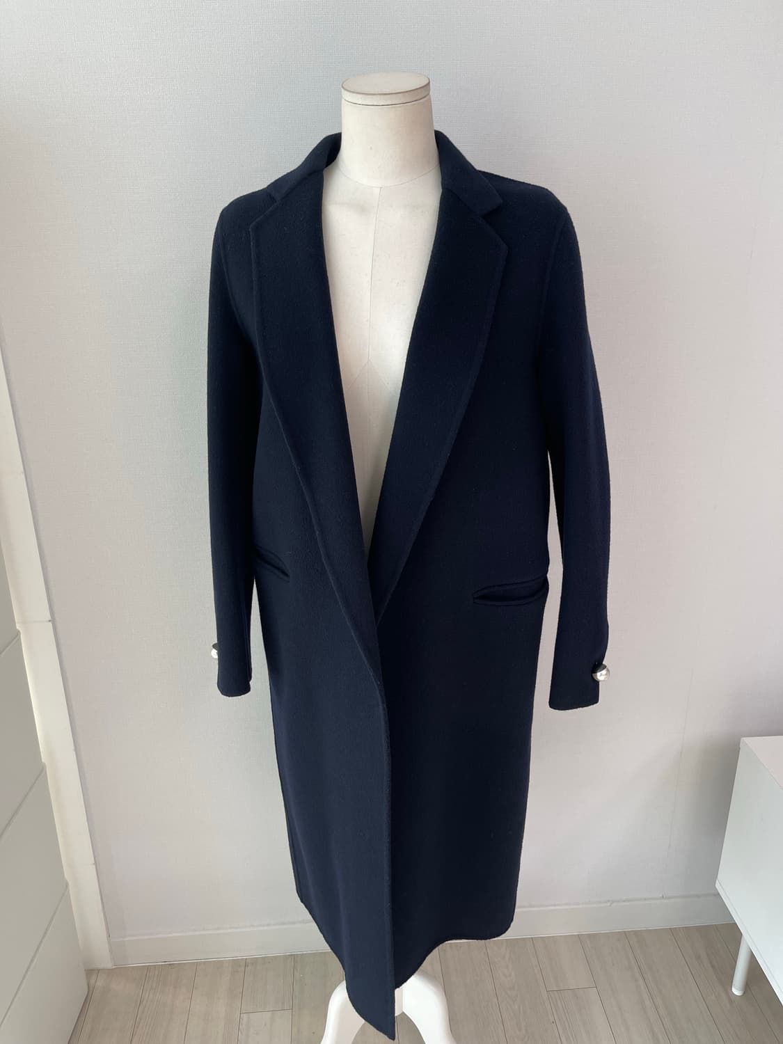 타임 TIME 캐시미어 혼방 롱코트 44  상품이미지1