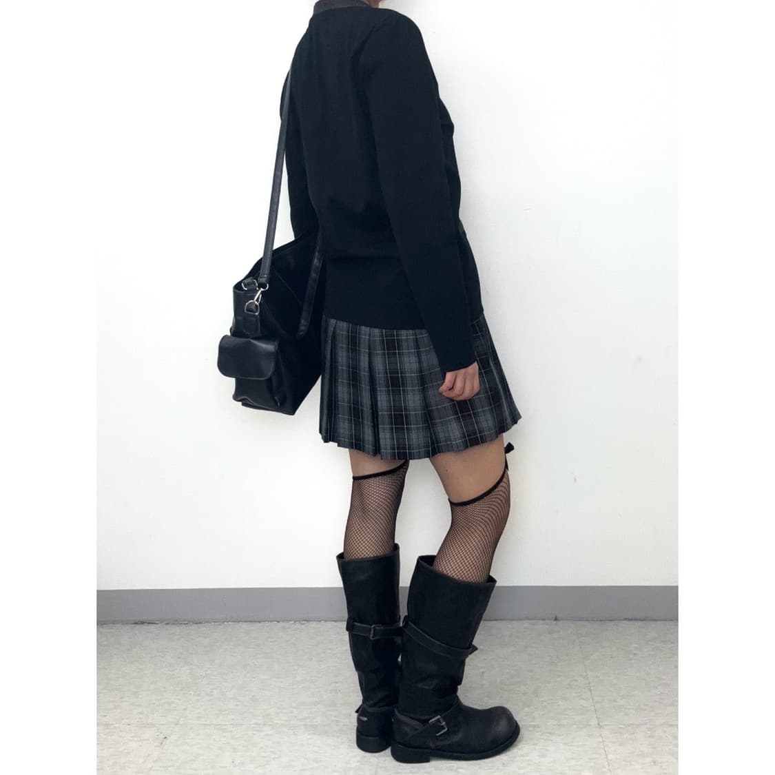 빈티지 블랙 가디건 상품이미지4