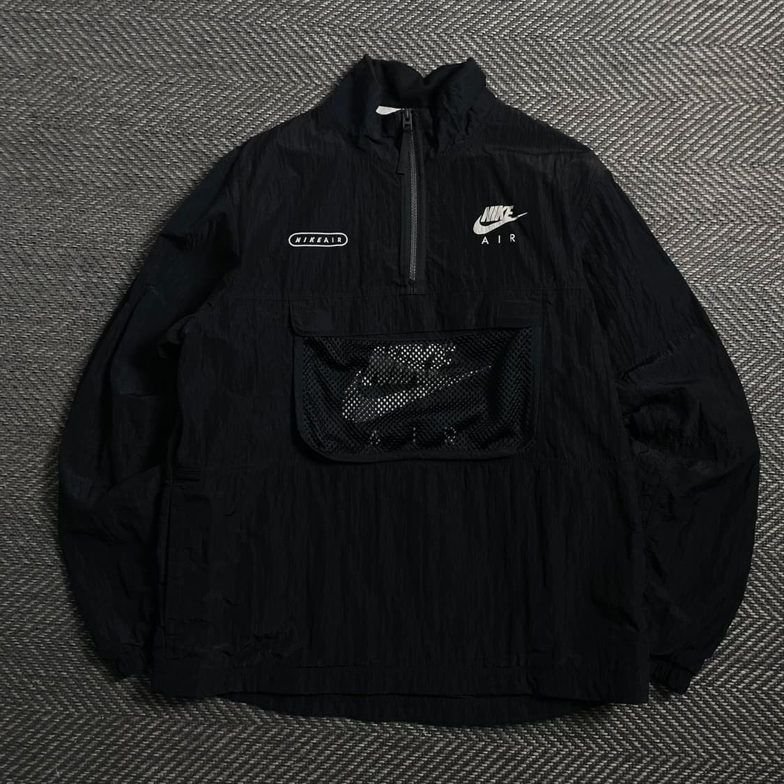 나이키 에어 매쉬 테크 우븐 아노락 블랙 바람막이y 4643 상품이미지2