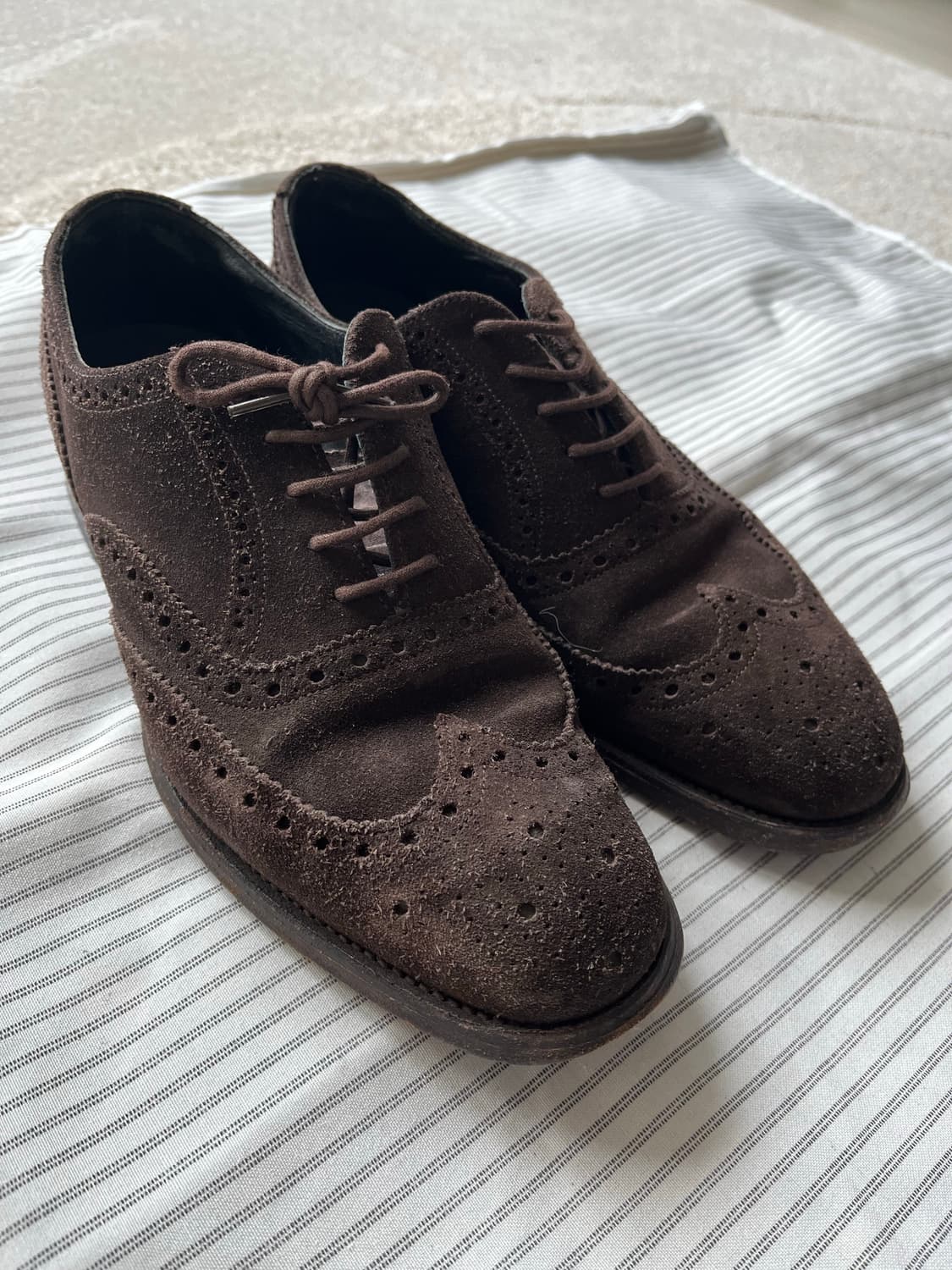 로크 옥스포드 스웨이드 윙팁 (260-265) 상품이미지5