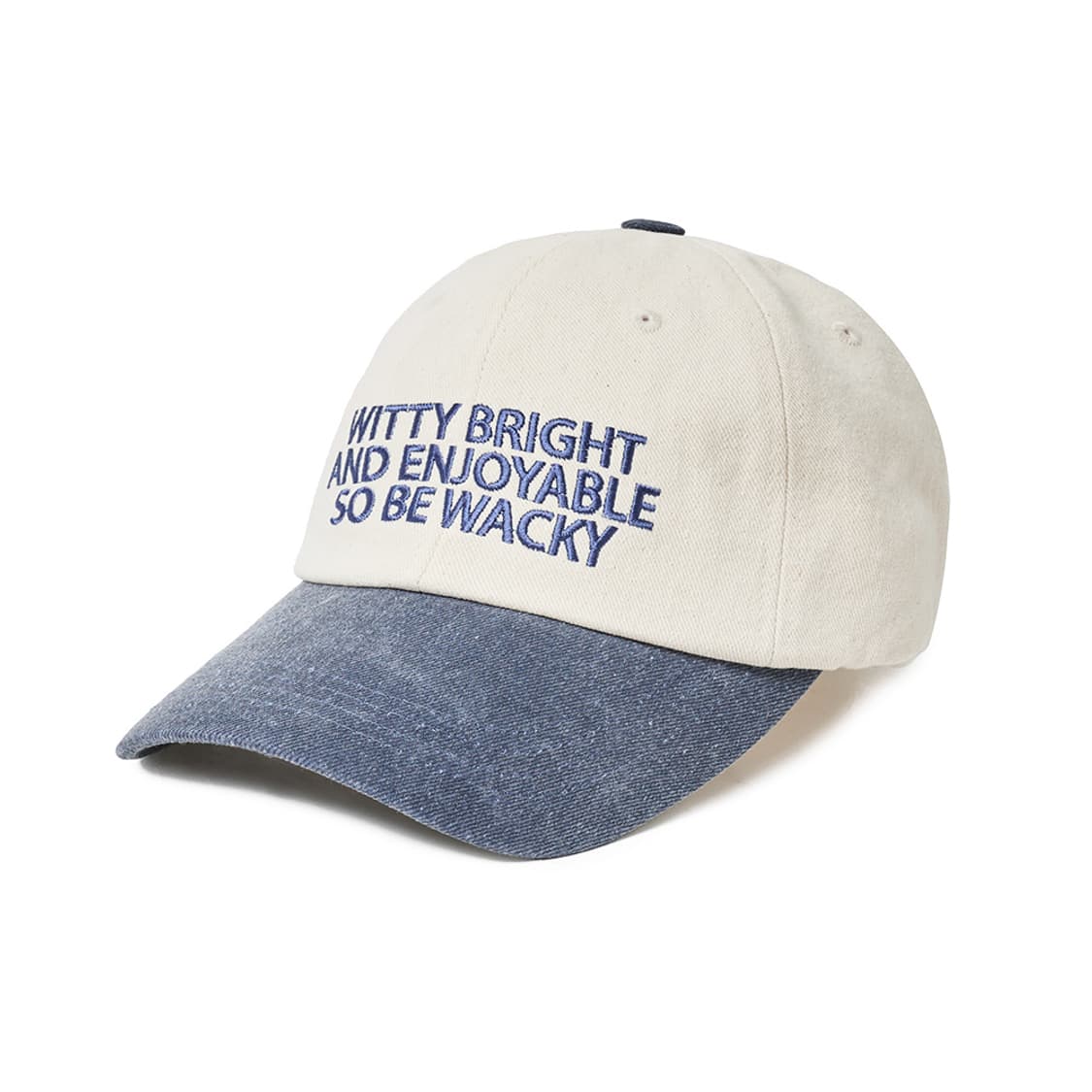 WACKY 웨키 레터링 볼캡 (블루) 상품이미지2