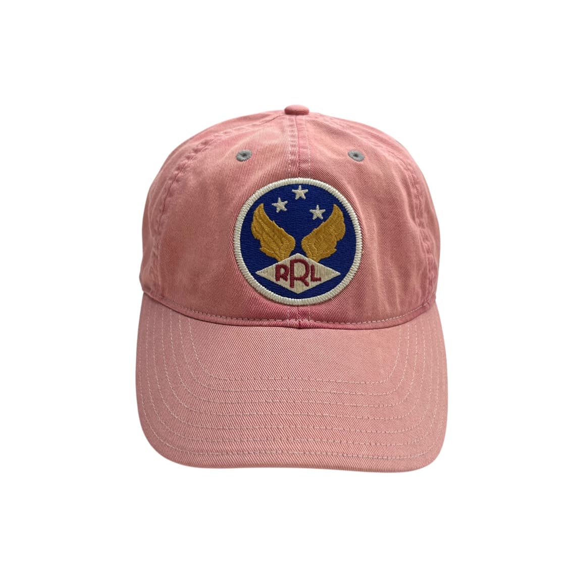 더블알엘 윙드로고 페이디트 레드 볼캡 상품이미지5