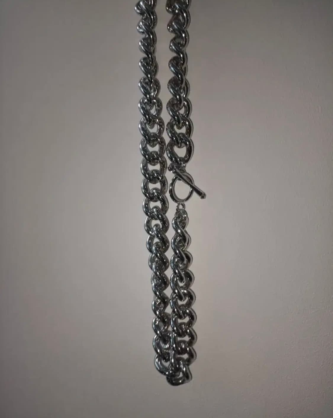 실버 볼드 체인 목걸이 상품이미지5