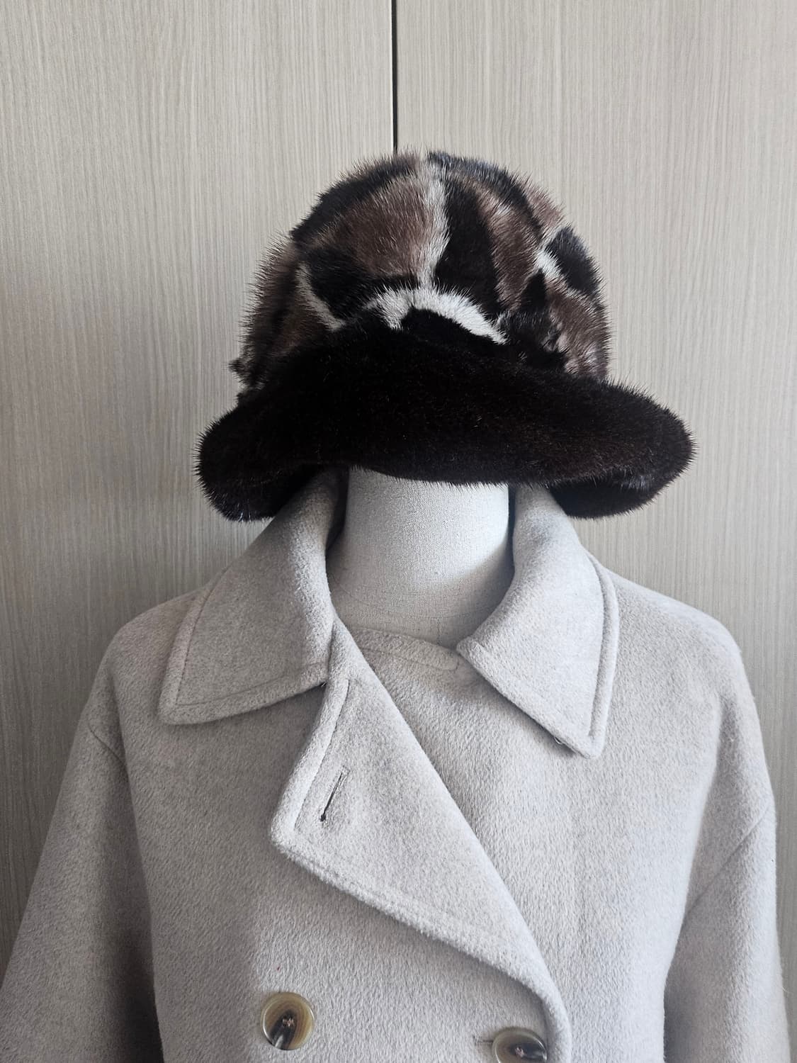 (50만원대)명품 천연 밍크 퍼 모자 (이탈리아 현지구매 새상품 컨디션) 상품이미지2