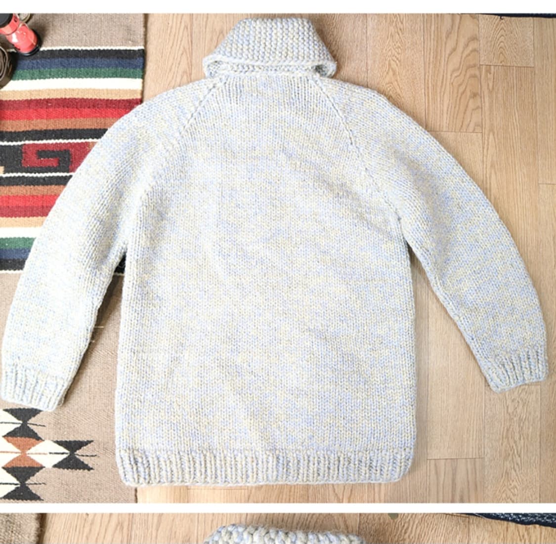 캐나다 핸드메이드 양모100% KANATA 카나타 코위찬 스웨터  상품이미지5
