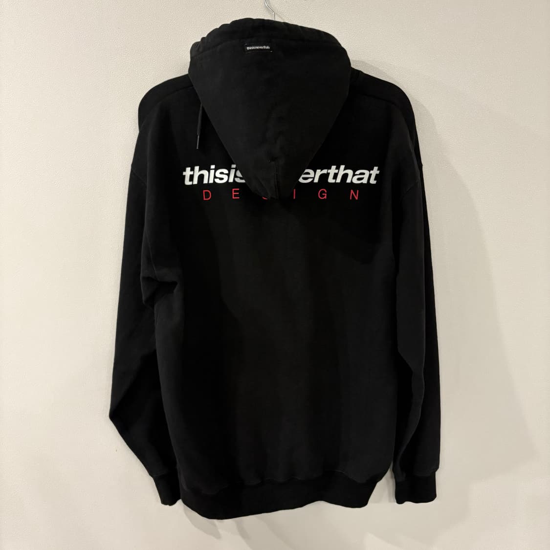 디스이즈네버댓 블랙 후드티 상품이미지6