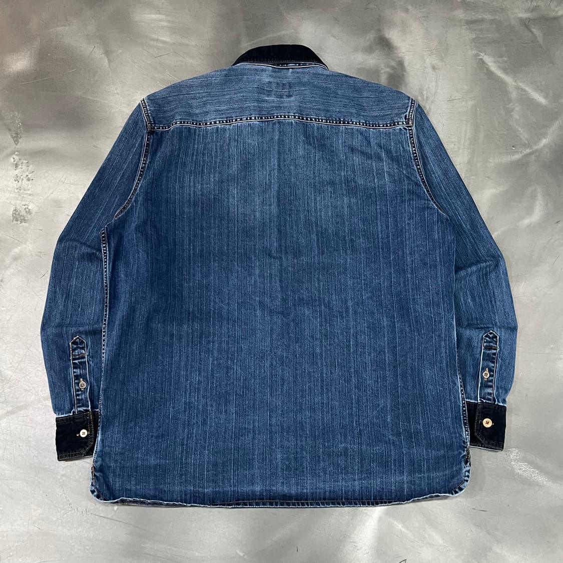  루츠 코듀로이 배색 데님셔츠 y16135 상품이미지2