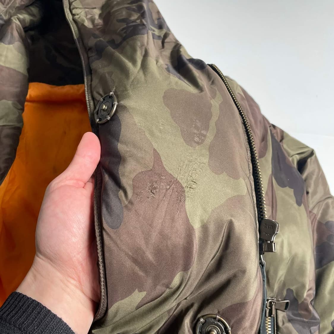 Bacon 밀리터리 나일론 패디드 자켓 (italy)   상품이미지10