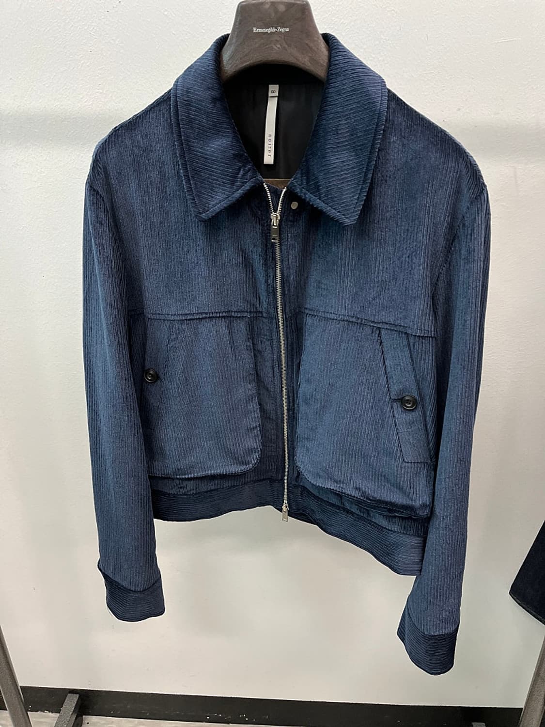 100) 노이어 리브드 집업 플라이트 자켓  상품이미지2