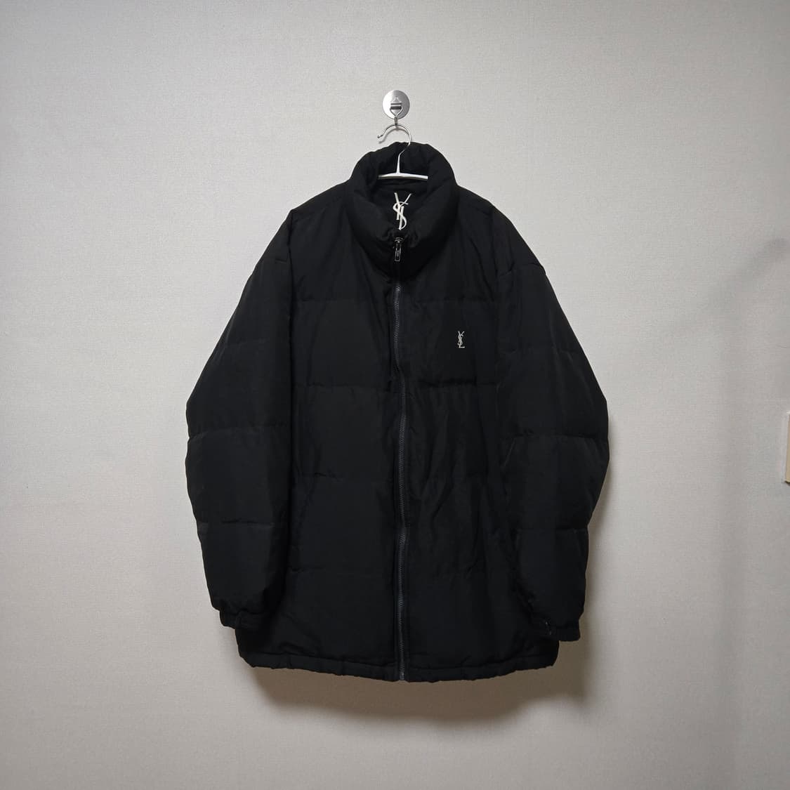 입생로랑 YSL 90's 블랙 덕다운 패딩 자켓 / 남성패딩  상품이미지3