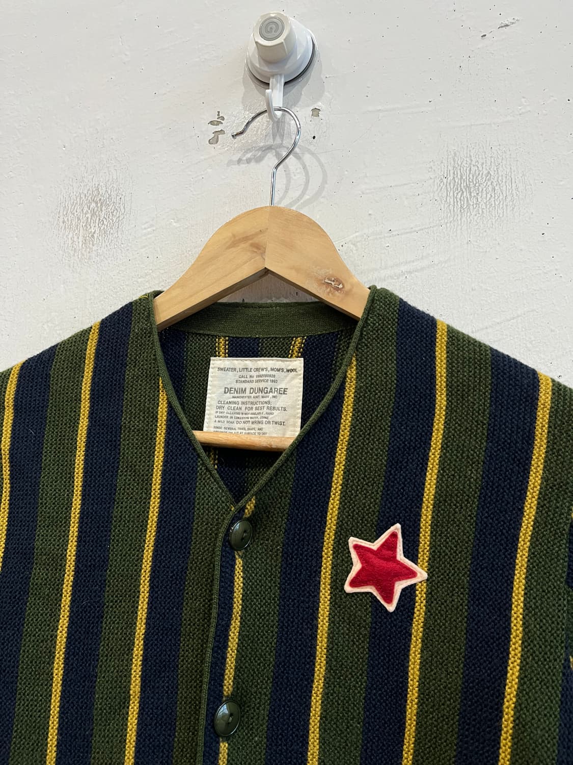 DENIM & DUNGAREE 펑크 스타 가디건 Made in JAPAN 상품이미지3