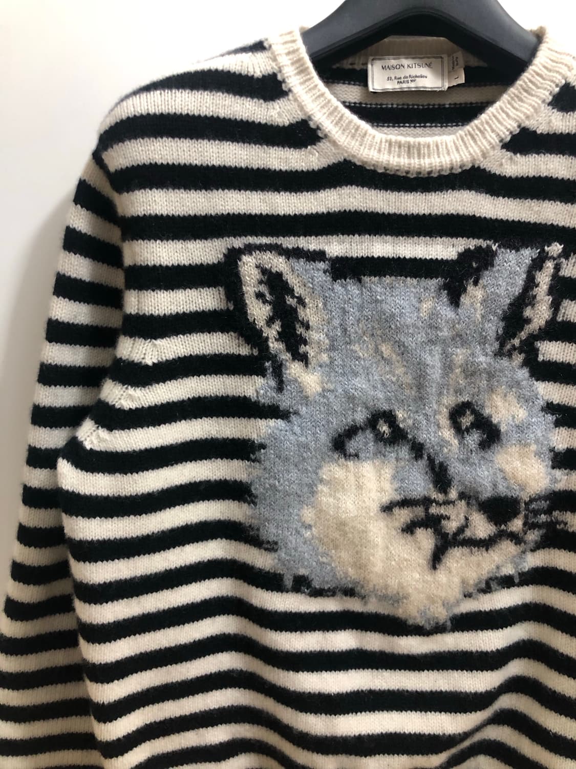 [여성L] 메종키츠네 폭스헤드 니트 상품이미지3