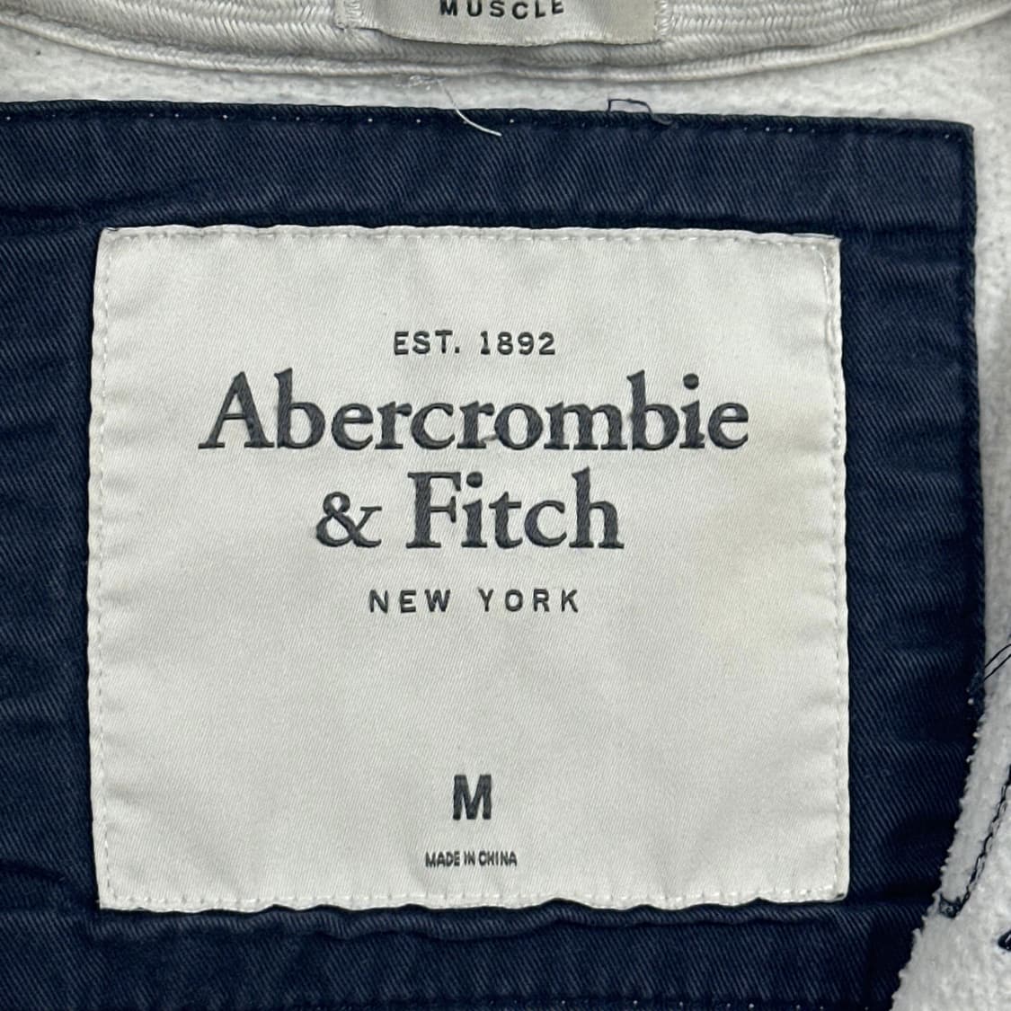 아베크롬비 og y2k 헤비코튼 후드집업 화이트 M 상품이미지6