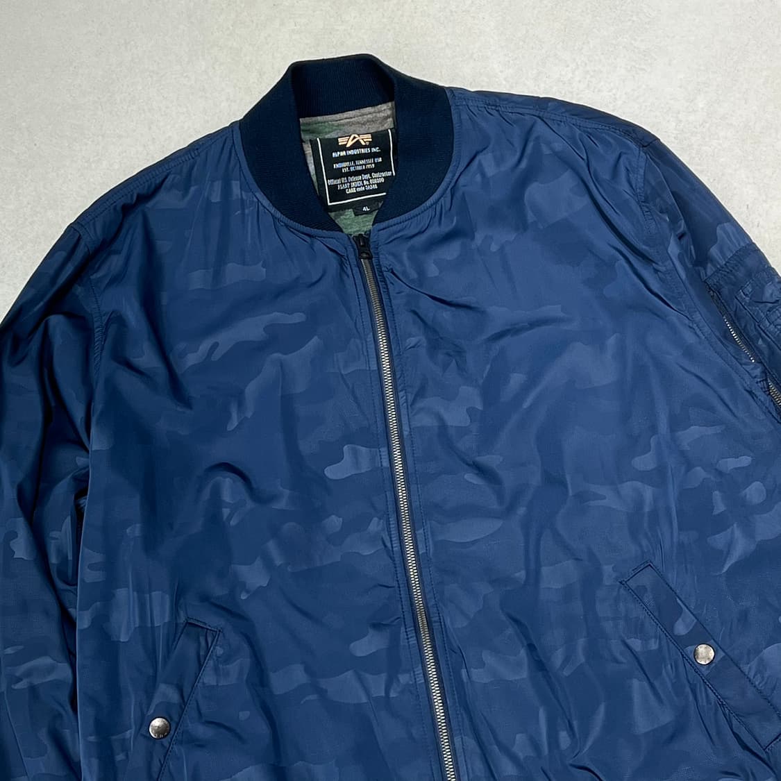 알파인더스트리 카모패턴 블루종 s09716 상품이미지4