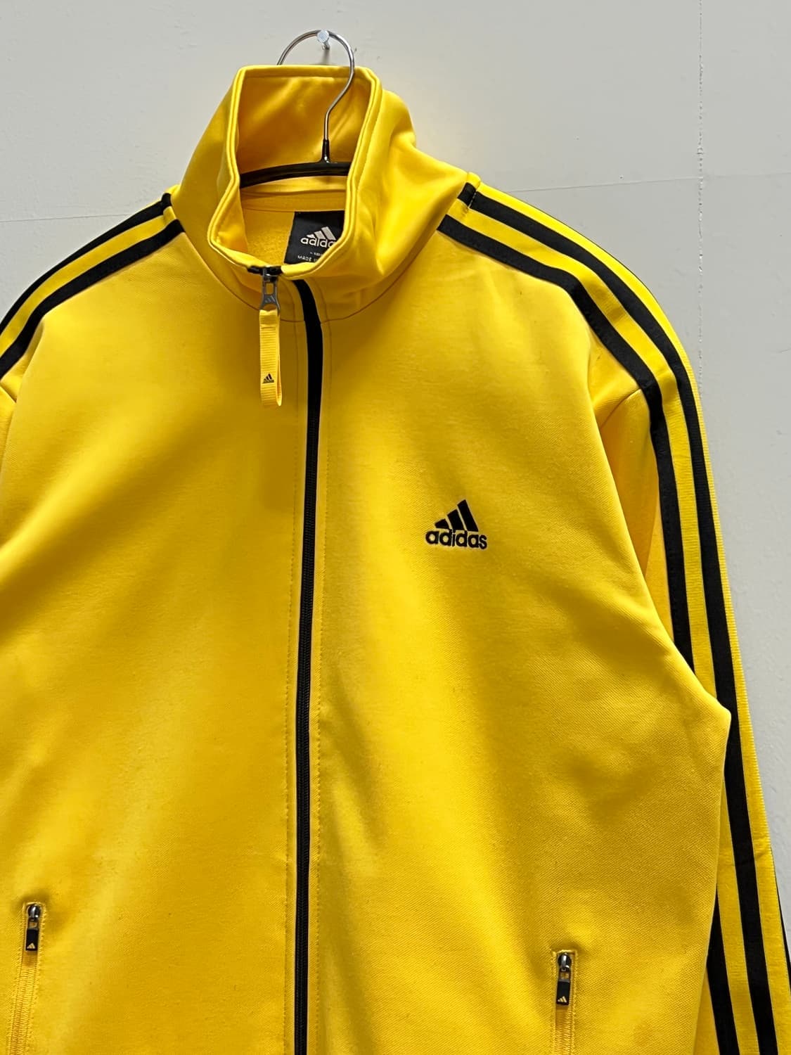 (100) 아디다스 삼선 트랙탑 져지 옐로우/블랙 상품이미지4