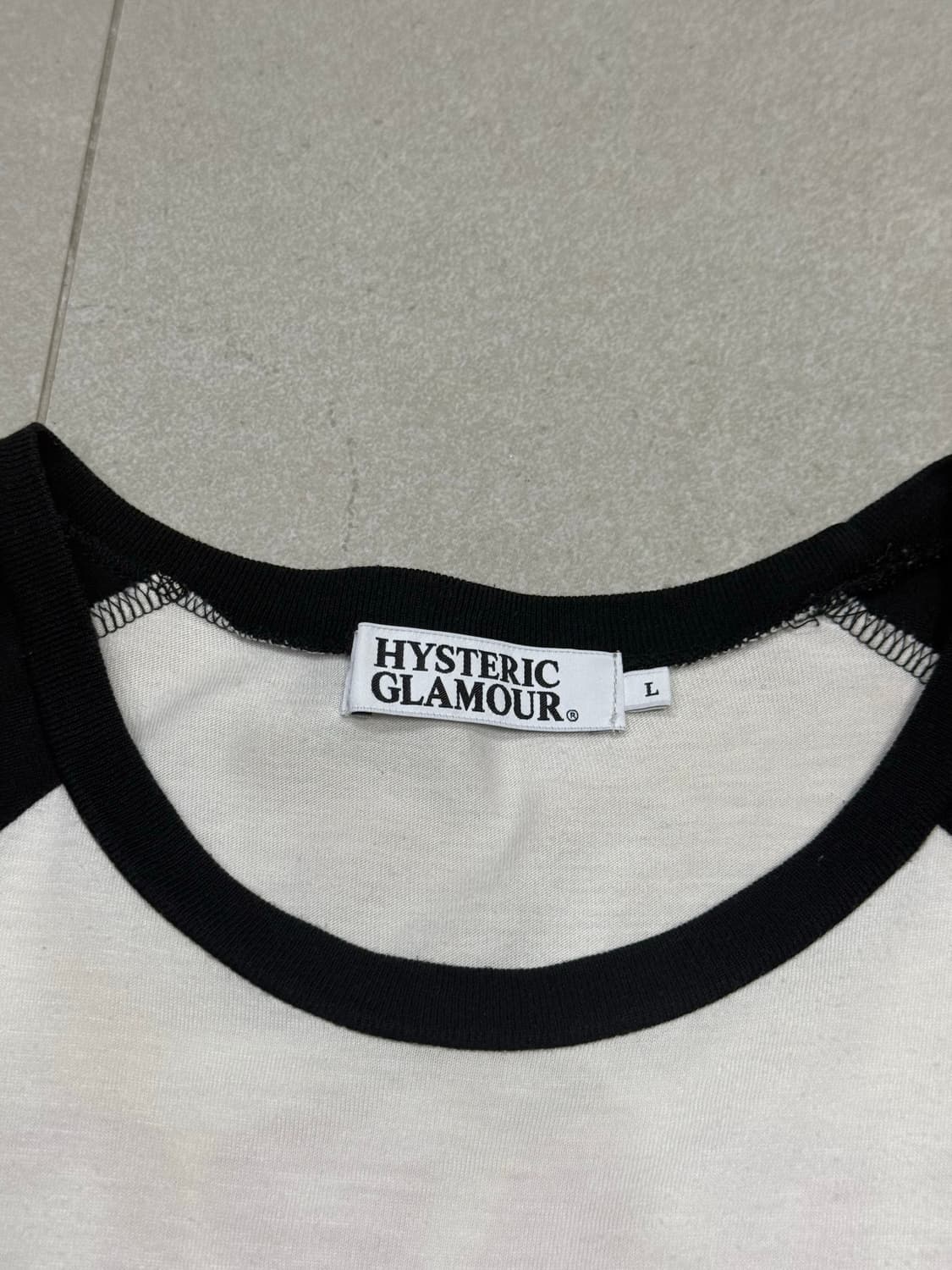 히스테릭 글래머 히스걸 라글란 롱슬리브 티셔츠 상품이미지3