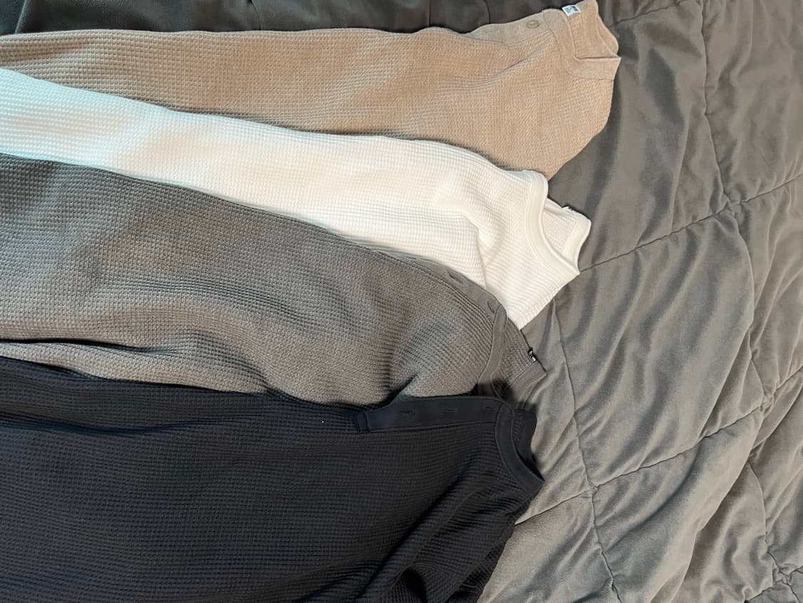 [XL] 유니클로 헨리넥 4팩 상품이미지2