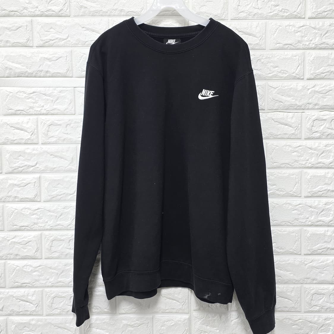 택포_ 나이키 블랙 맨투맨 XXL 상품이미지1