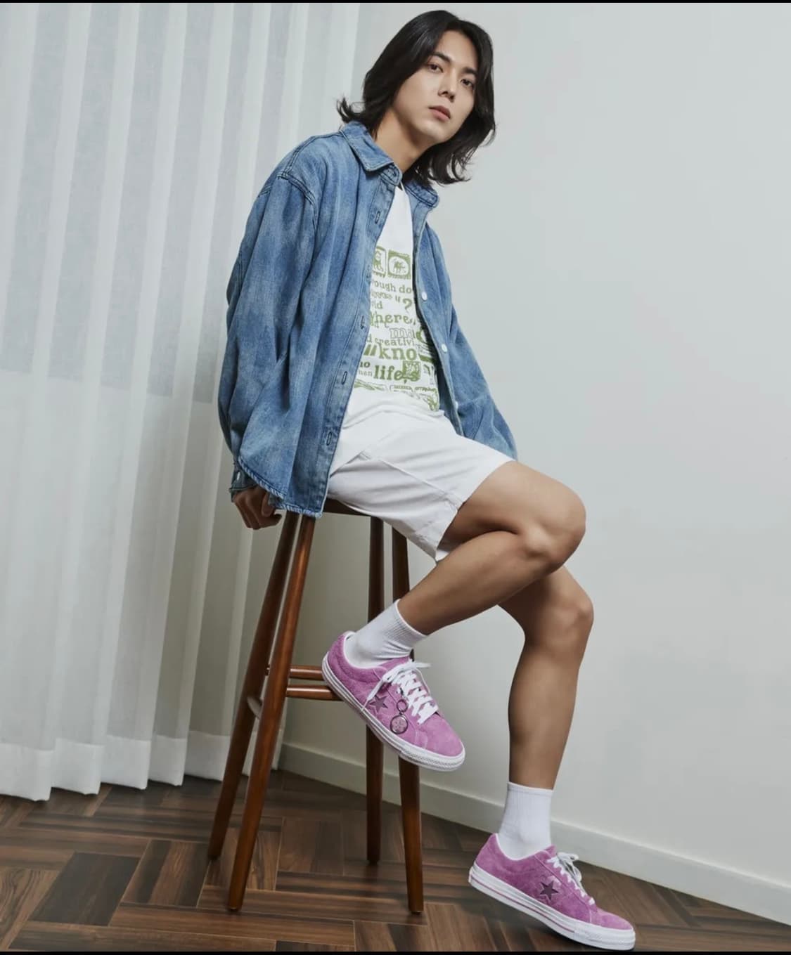 290) 컨버스 원스타 프로 플라워 라이트 오키드 핑크 상품이미지6