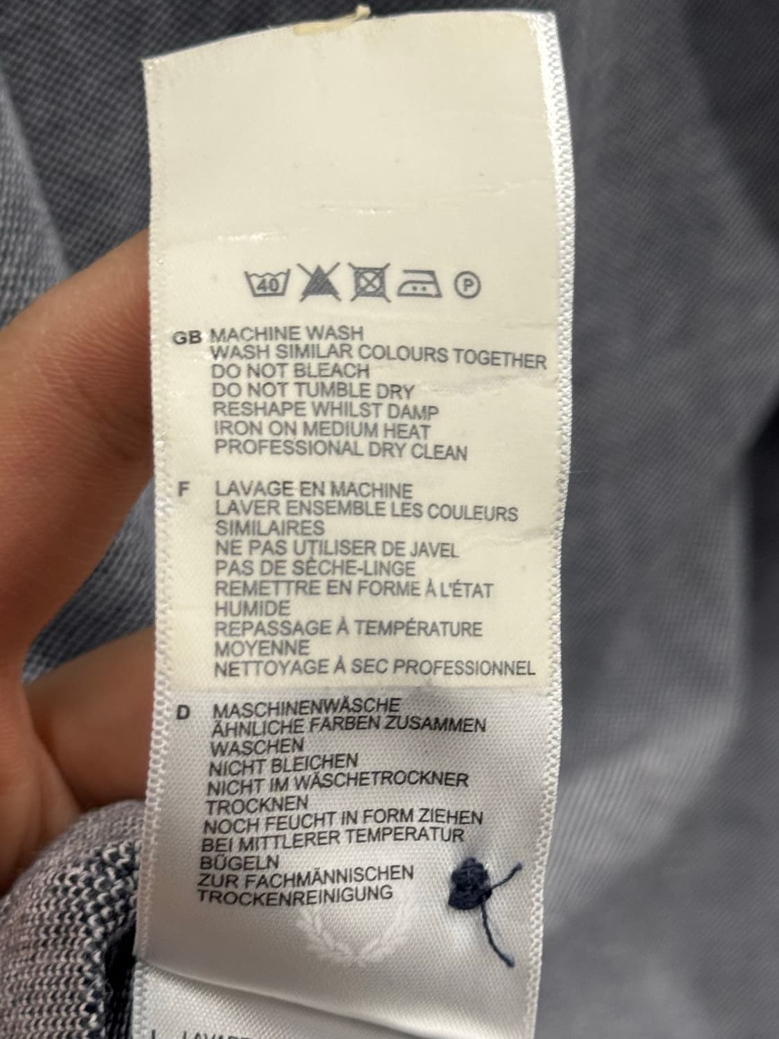 프레드페리 그린 카라 회색 반팔 티셔츠 M 상품이미지7