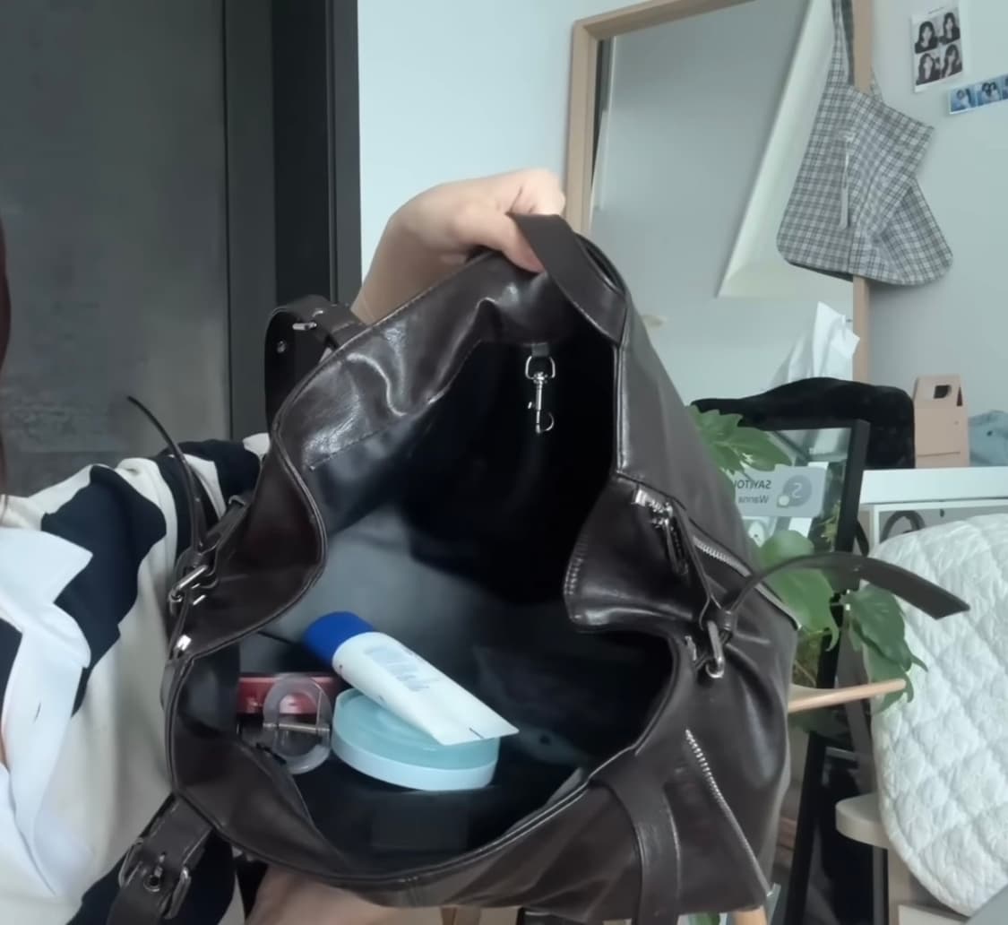 세이모온도 지퍼쇼퍼백 M 상품이미지3